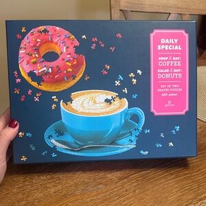 🧩 Daily Special - Coffee and Donut Puzzle Set ☕️🍩